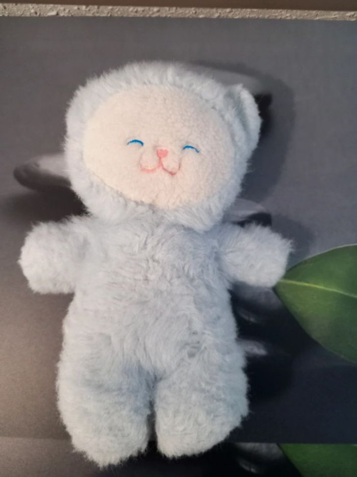 Peluche chat vintage tieno rare 21cm - photo numéro 3