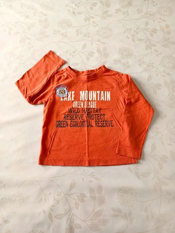 T-shirt orange Tissaia 5 ans