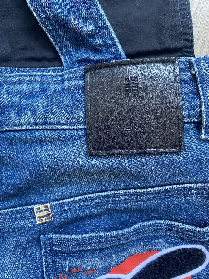 Salopette en jeans givenchy 8 ans - photo numéro 6