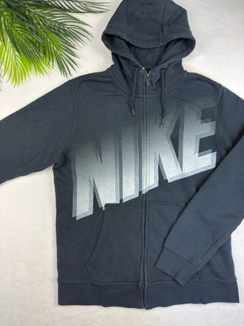 Veste Nike hoodie zippé full zip noir homme taille M avec logo 02725