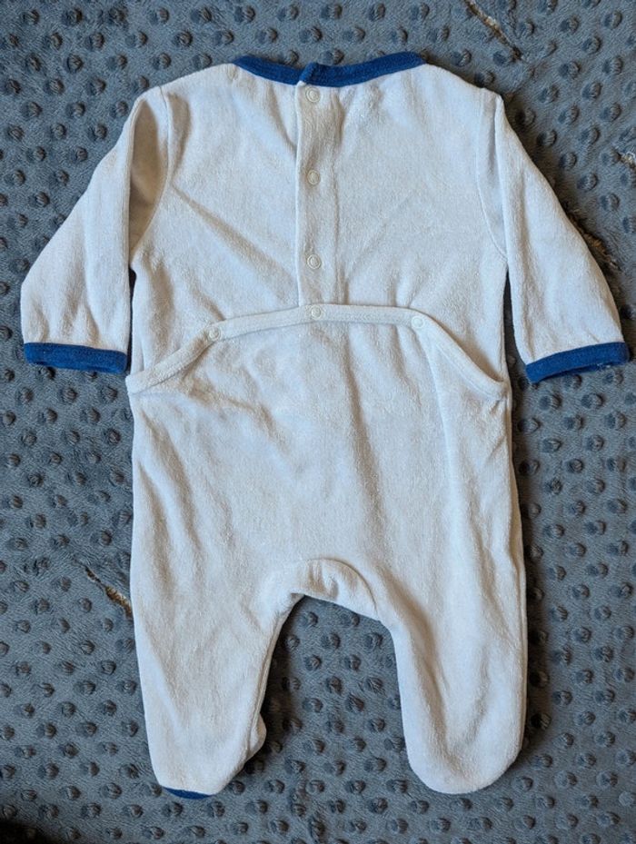 Grenouillère Kitchoun - Taille 3 mois - Motif aviateur hamster ! - photo numéro 7