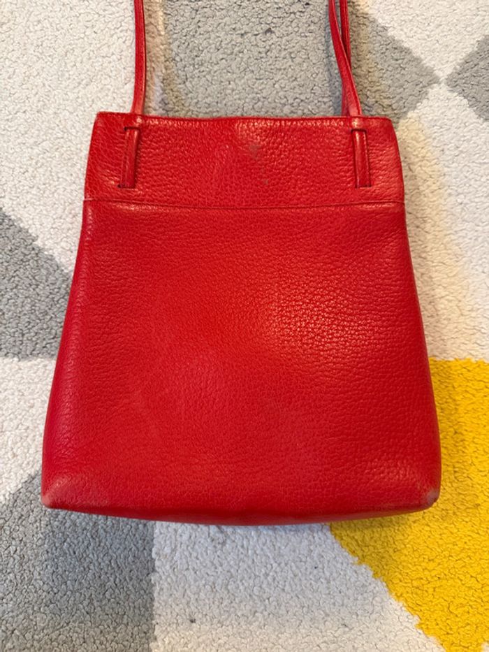 Sac à bandoulière en cuir vintage Georges Rech - photo numéro 7