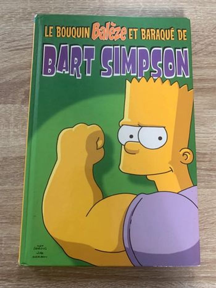 Le bouquin balèze et baraqué de Bart Simpson