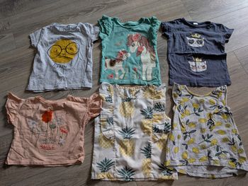 Lot t-shirts manches courtes