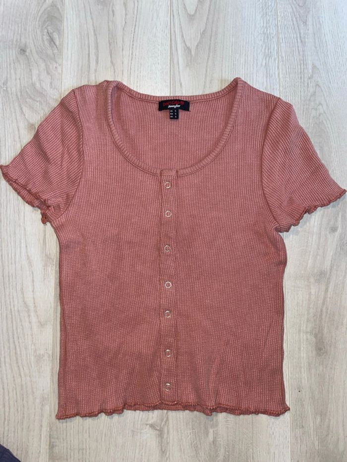 lot 3 tee shirts effet côtelé - photo numéro 5