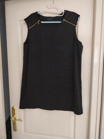 Tunique noire et grise anthracite