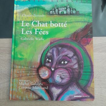 livre grand format + cd - le chat botté et les fées