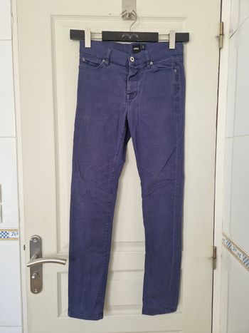Jean skinny bleu marine homme asos taille w28 donc M/38