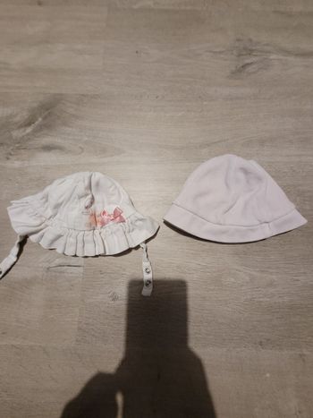 Lot bonnets 1-3 mois