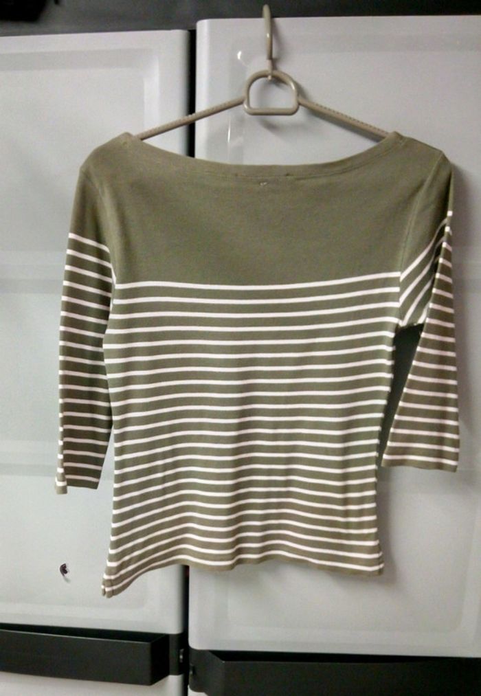 Tee-shirt marin Galeries Lafayette 38 - photo numéro 2