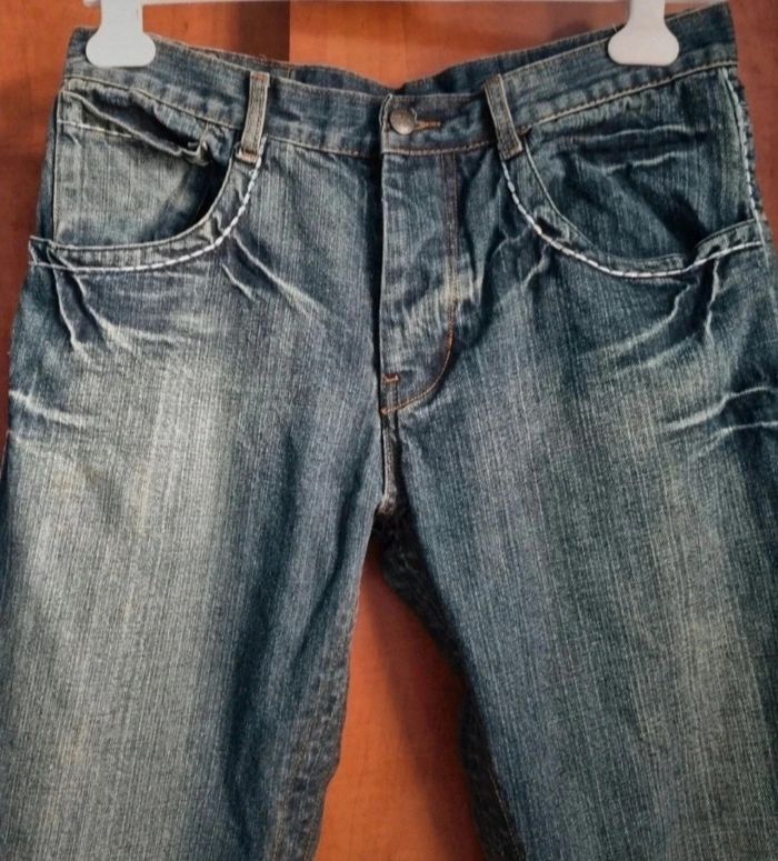 Jeans avec effet délavé taille 34(44FR) - photo numéro 2