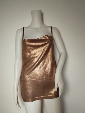 Débardeur doré🎊 Zara taille L