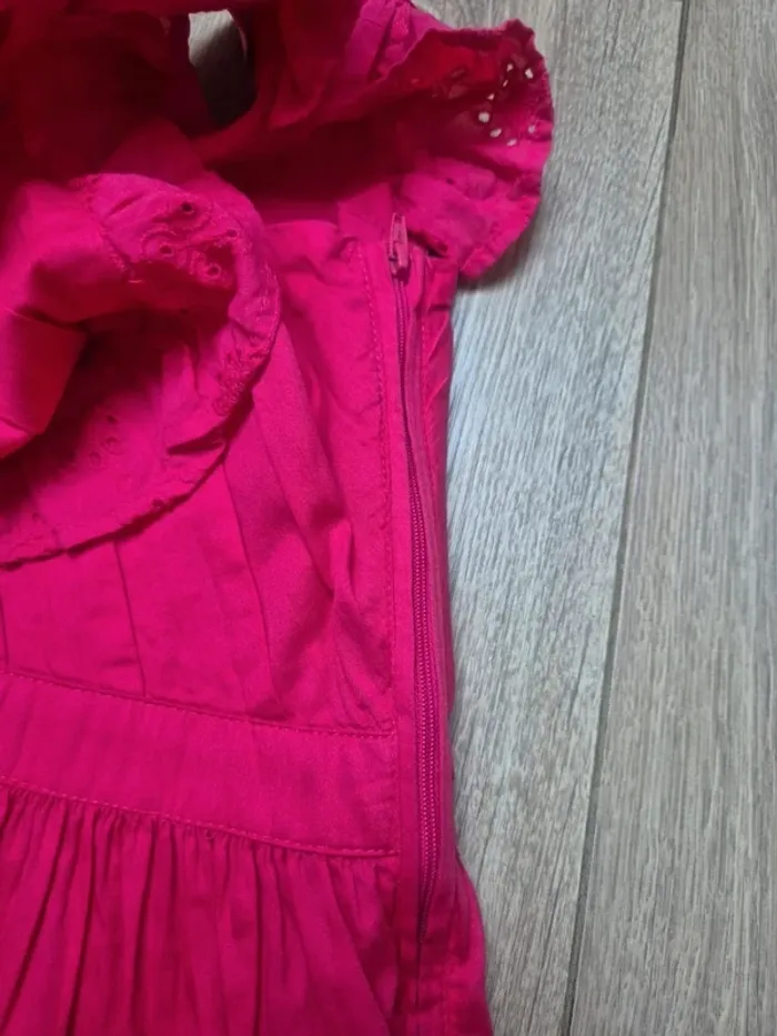 Robe type ibérique (espagnole) tape à l'œil rose fuchsia 12 ans neuve - photo numéro 2