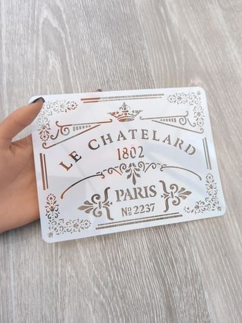 Pochoir Emblèmes Vintage