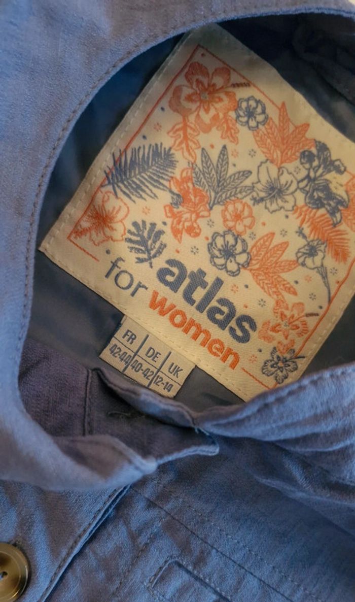 🤎 Veste bleu pour femme taille 42/44 - photo numéro 5