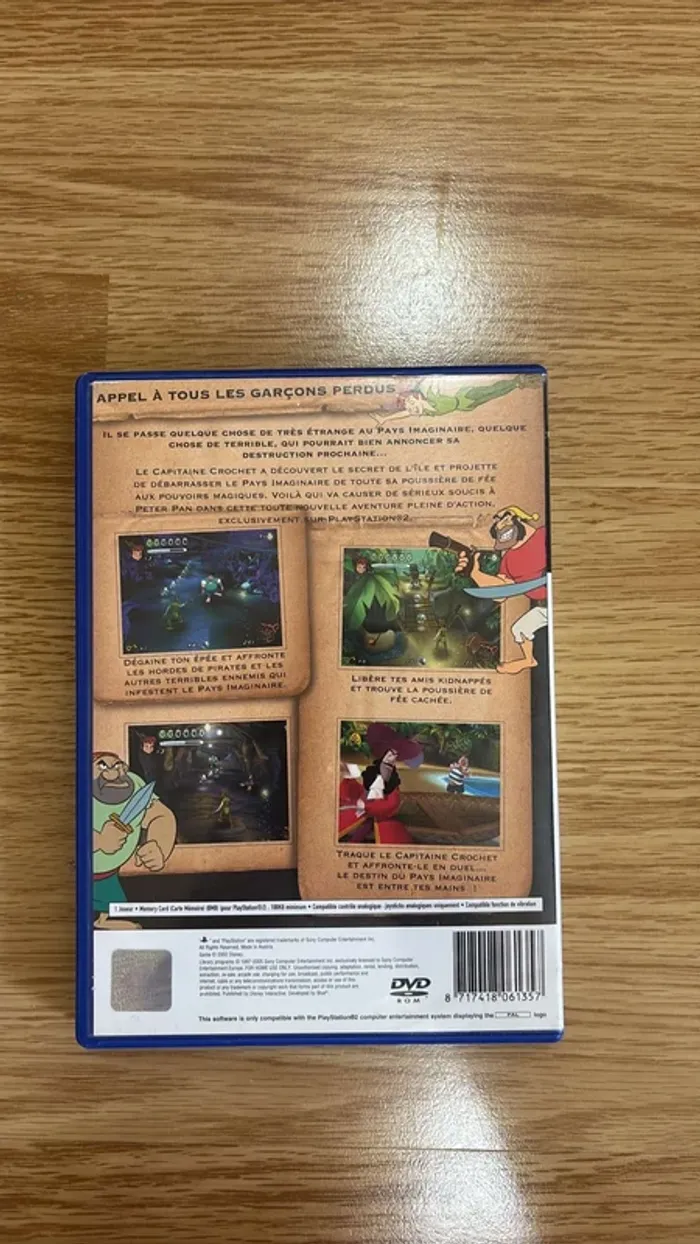 Boitier vide PS2 Disney Peter Pan - photo numéro 3