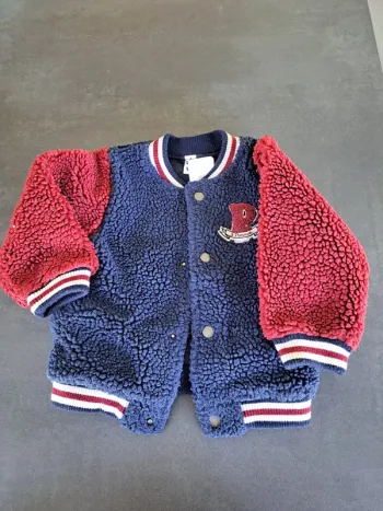 gilet court chaud 12-18 mois