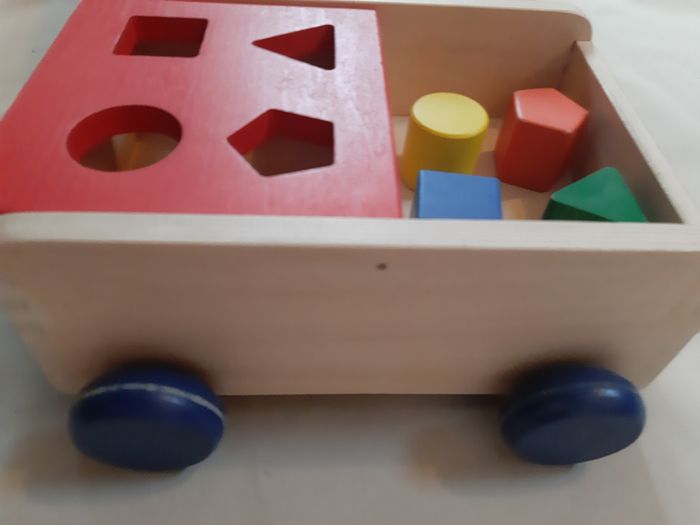 Chariot à tirer - boîte à formes - oxybul - photo numéro 5