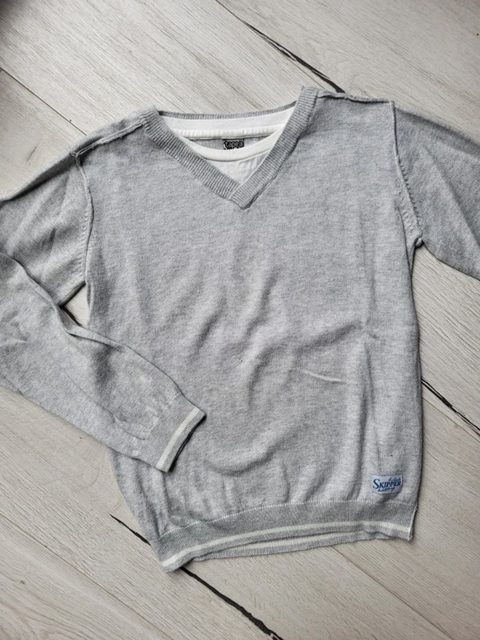 Pull fin tout doux tape à l'œil garçon 8ans