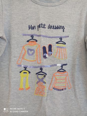 T-shirt bleu dressing 5ans