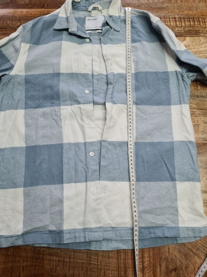 Chemise à carreaux hiver taille s Bershka - photo numéro 9