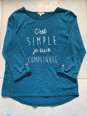 Haut femme manches 3/4 taille M