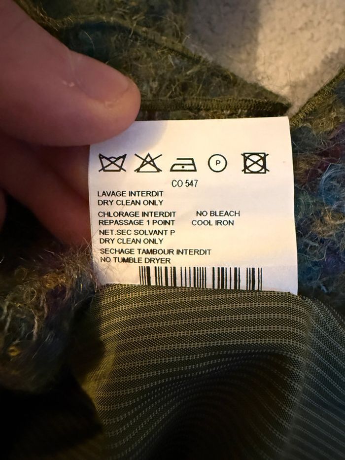 Manteau en laine ZAPA Taille 38 - photo numéro 5