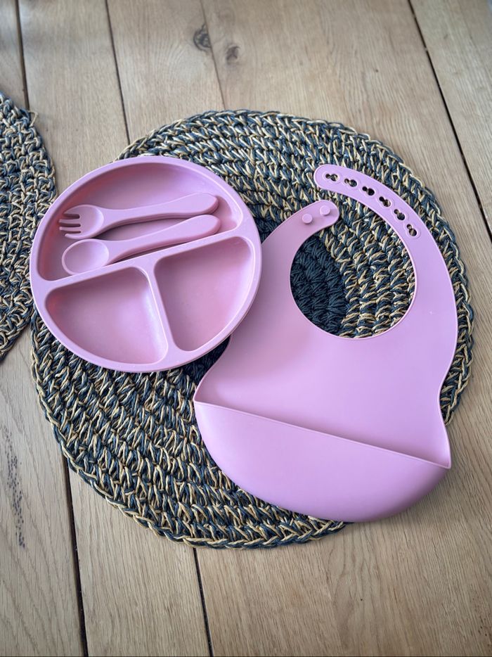 Set repas silicone bébé