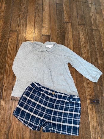 T-shirt cadet rousselle et short monoprix  3 ans