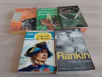 Lot de 5 livres de poche(14)(1€ les 5)