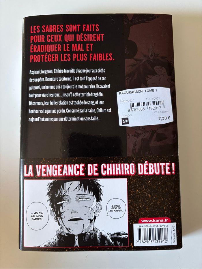 Manga KAGURABACHI Tome 1 Très bon état - photo numéro 2