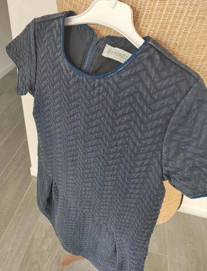 20 € Robe Jean Bourget Bleu marine 8 ans - photo numéro 2