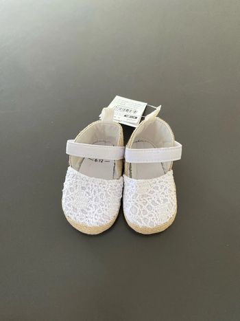 Espadrille bébé fille 6-12 mois neuve gemo