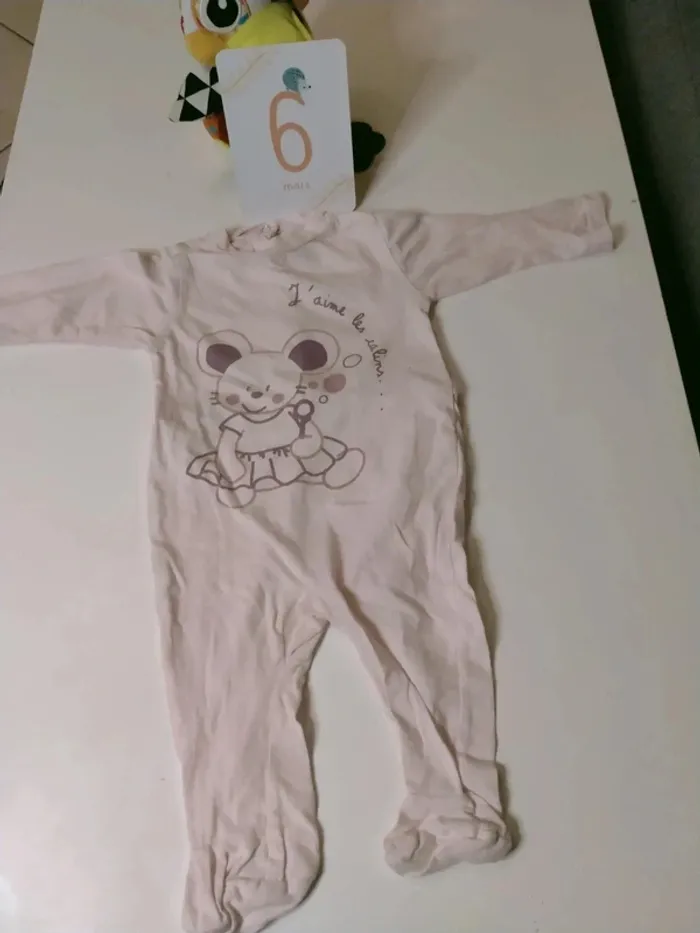 Pyjamas fille 6 mois - photo numéro 7