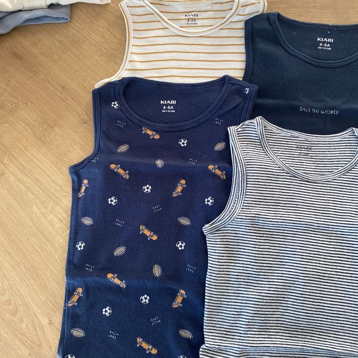 Lot de maillots de corps garçon - photo numéro 3