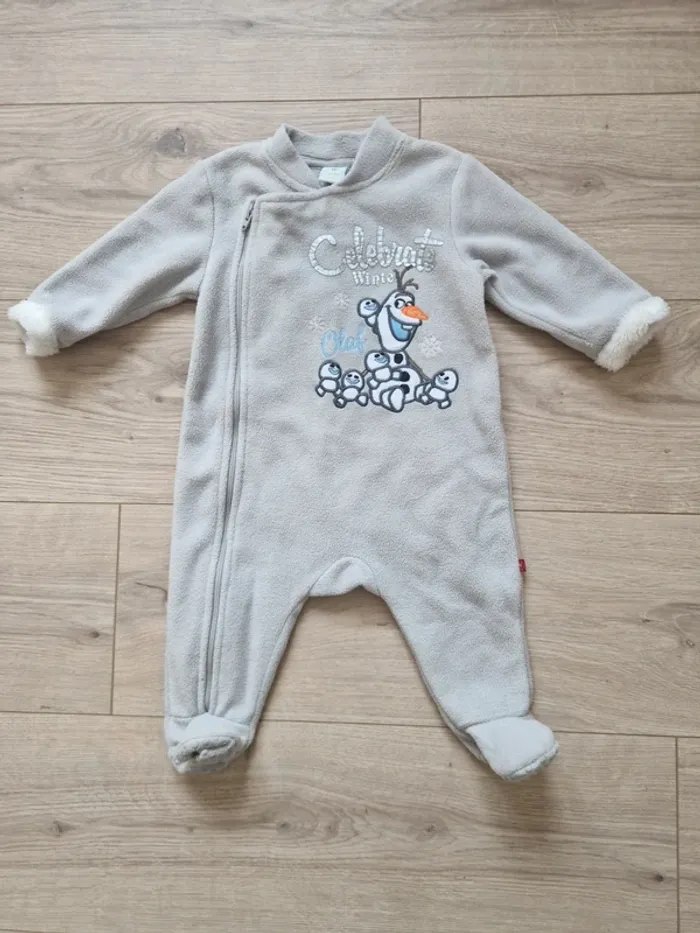 Pyjama polaire Olaf 9 mois