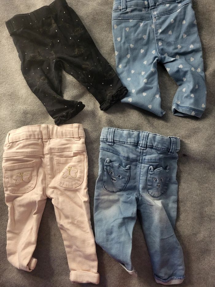 Lot 3 jeans + 1 legging 3m - photo numéro 2