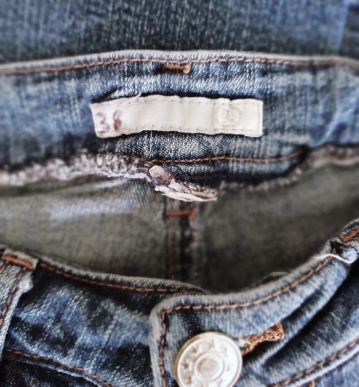 Pantalon jeans taille 38 La Redoute - photo numéro 6