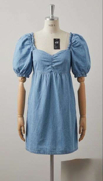H&M DIVIDED - Robe en jean - Taille 36 - Bleu clair
