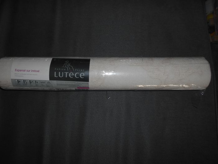 3 rouleaux de papier peint expansé sur intissé (Lutèce), neuf