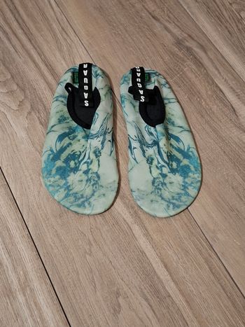 Chaussures aquatique Mixte pour plage piscine séchage rapide vert marbre 