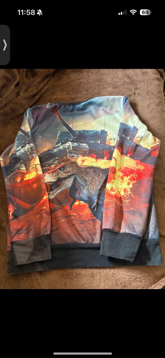 Pull dinosaure - photo numéro 3