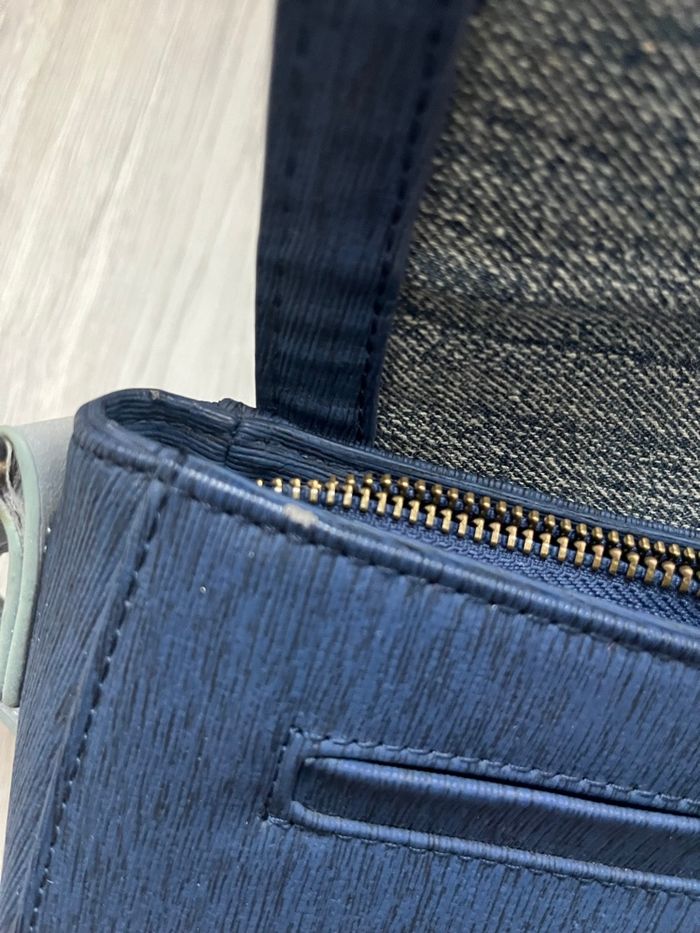 Sac bandoulière Desigual – Bleu marine à motifs fleuris - photo numéro 6