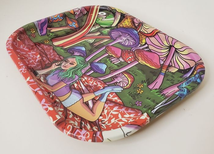 Plateau de roulage Femme aux champignons - photo numéro 2