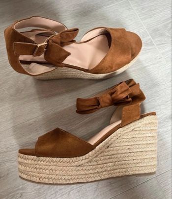 Sandales compensées espadrilles Cache Cache neuves taille 40