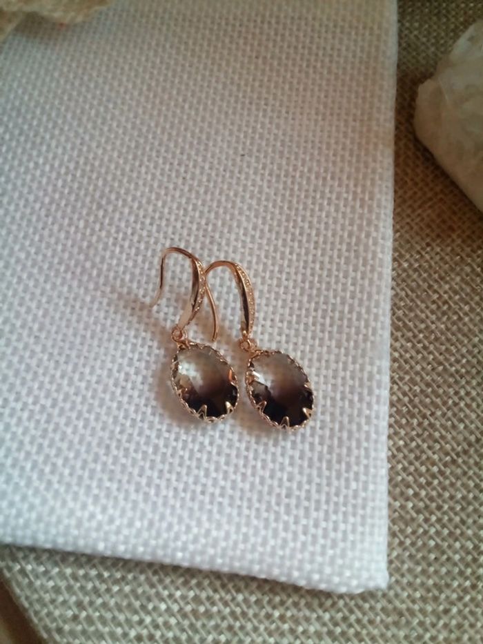 Boucles d'oreilles tye and dye - photo numéro 3