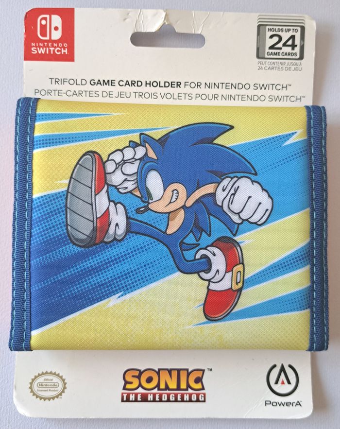 🎮 Etui officiel Sonic pour cartouches de jeu Nintendo Switch - neuf