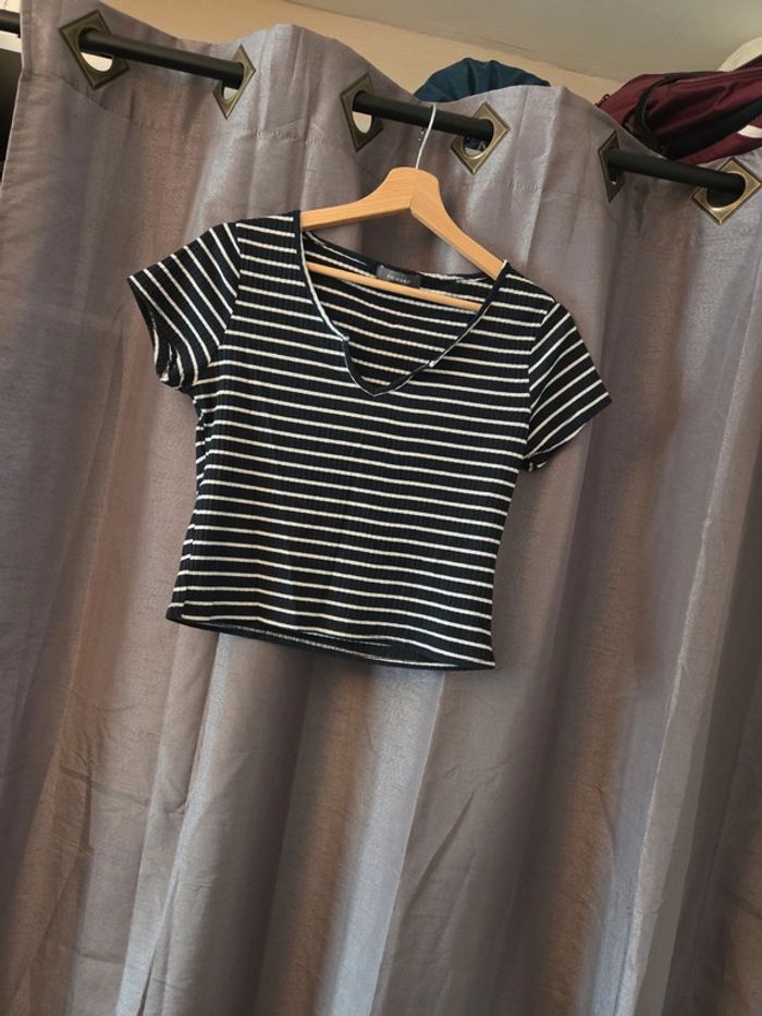 Tee shirt marinière femme taille M