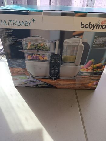 Cuiseur vapeur nutribaby + de Babymoov