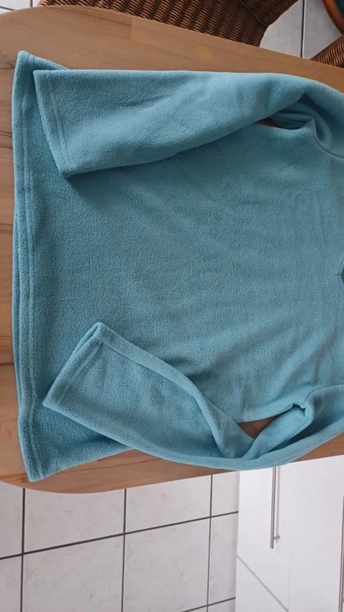 Pull polaire bleue Blancheporte taille 34/36 - photo numéro 3